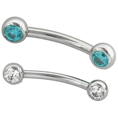 Curved deals barbell jewelry